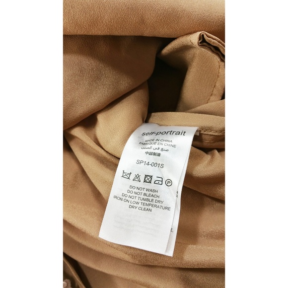 SELF-PORTRAIT Blush Cape Vine Lace Mini - Picture 8 of 8